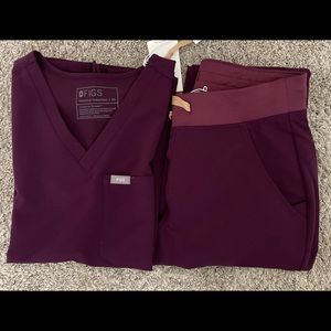 Figs Scrubs Limited Edition Deep Purple XS Set